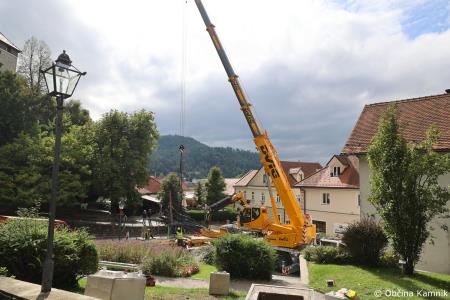 Postavitev spomenika Draga Tršarja v Parku Evropa (6)